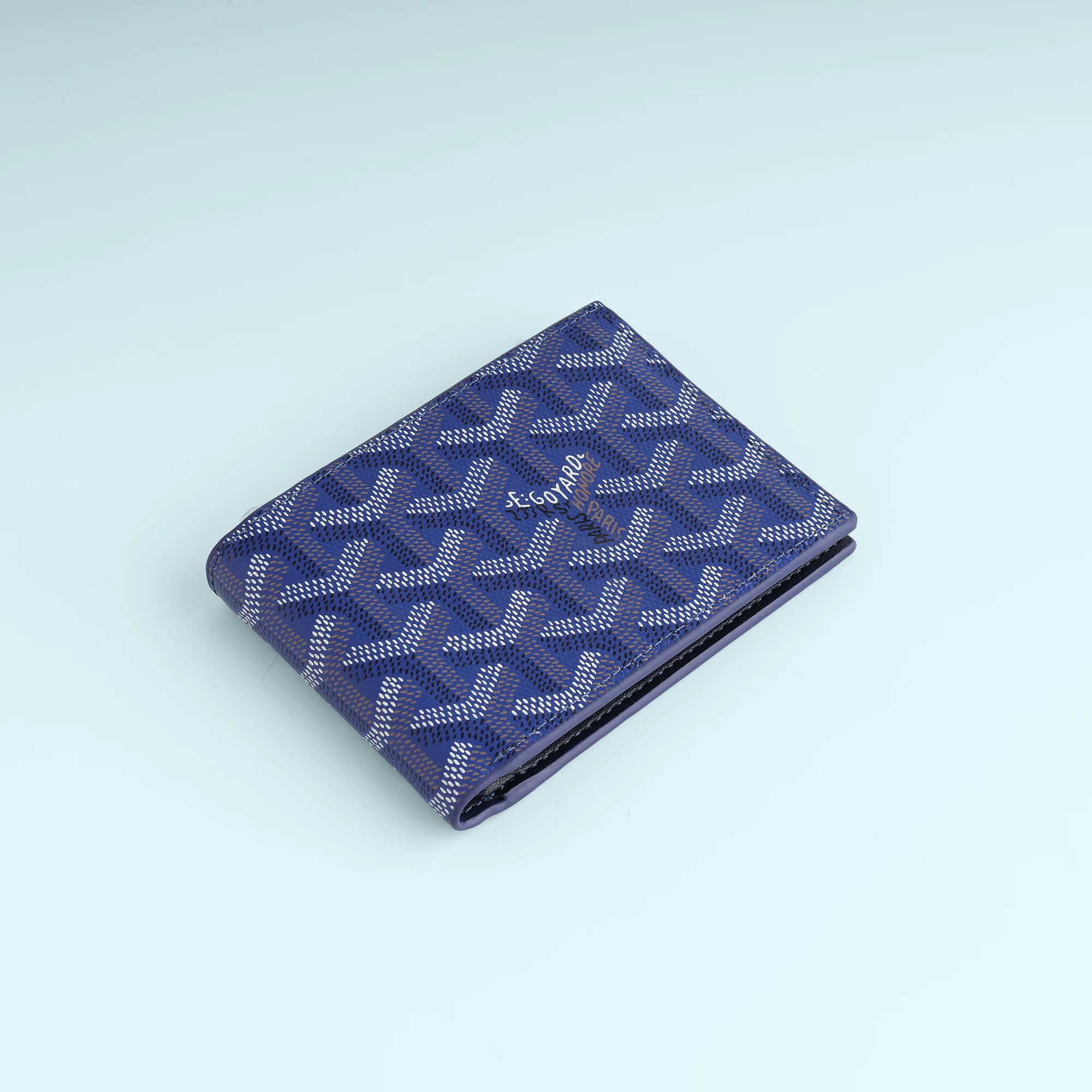 Blue Chevron Pattern Wallet - Image 2