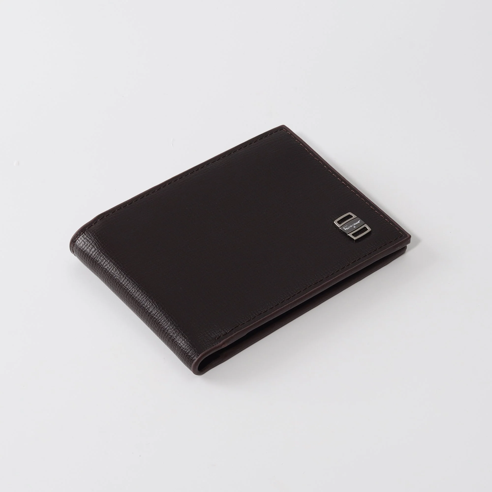 Classic Gancini Wallet in Deep Brown - Image 2
