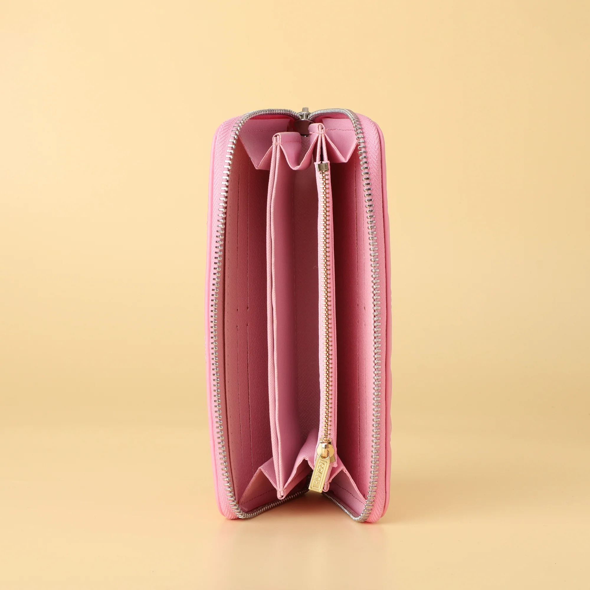 Coach Quilted Zip-Around Wallet - Image 5