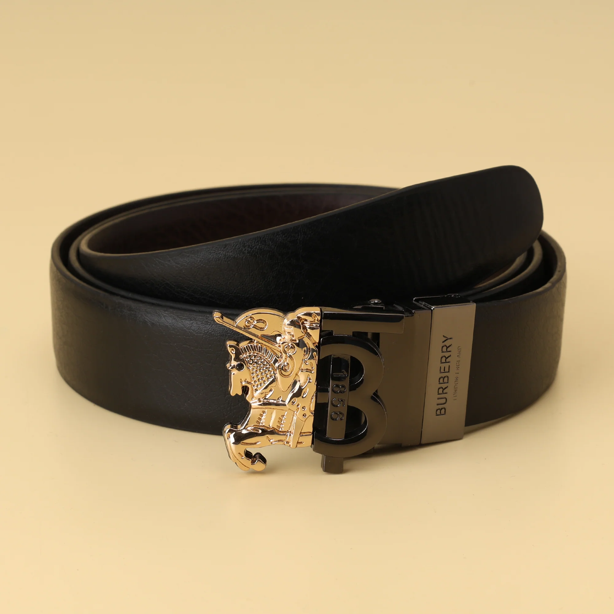 Crest Emblem Buckle Belt - Image 2