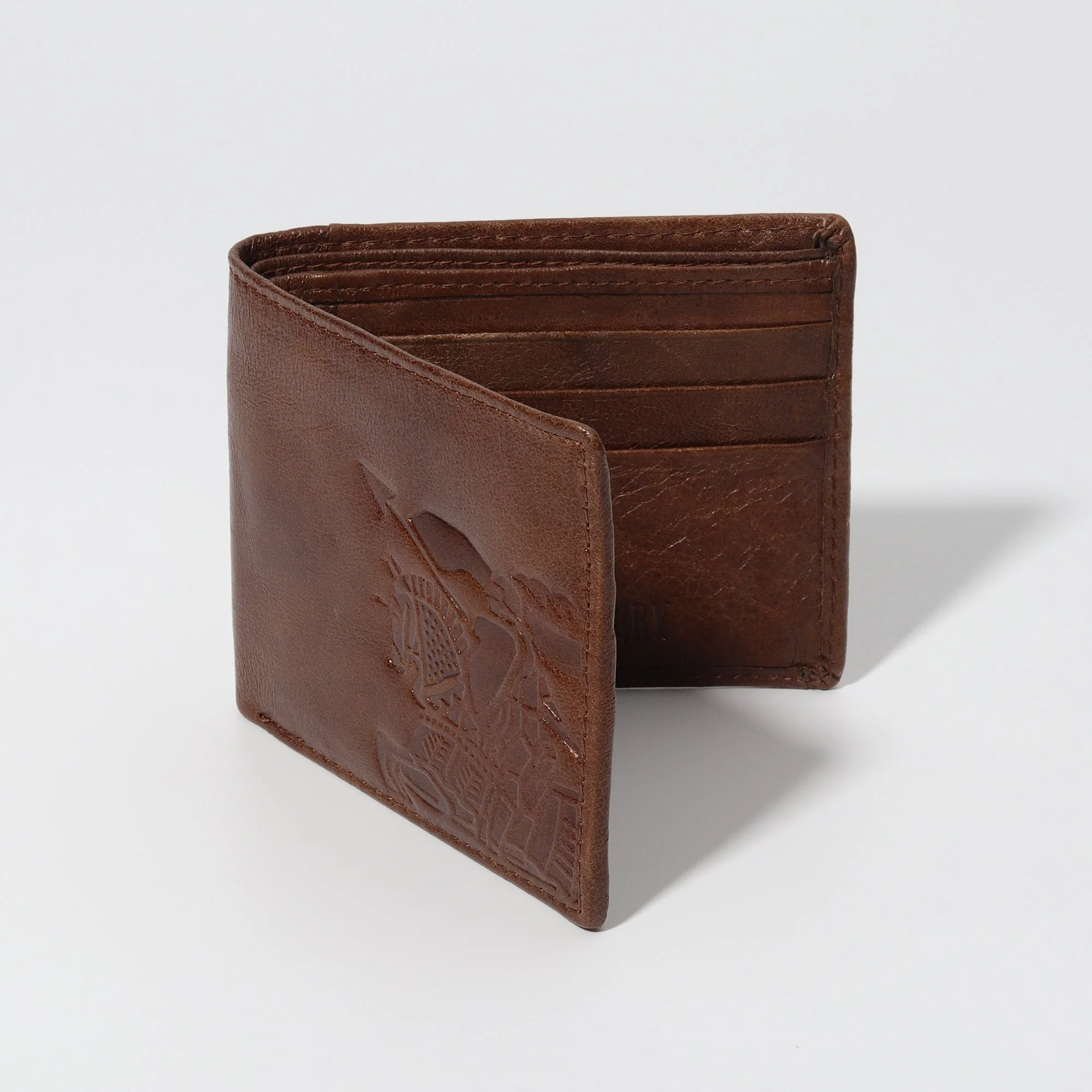Equestrian Knight Vintage Leather Wallet - Image 2