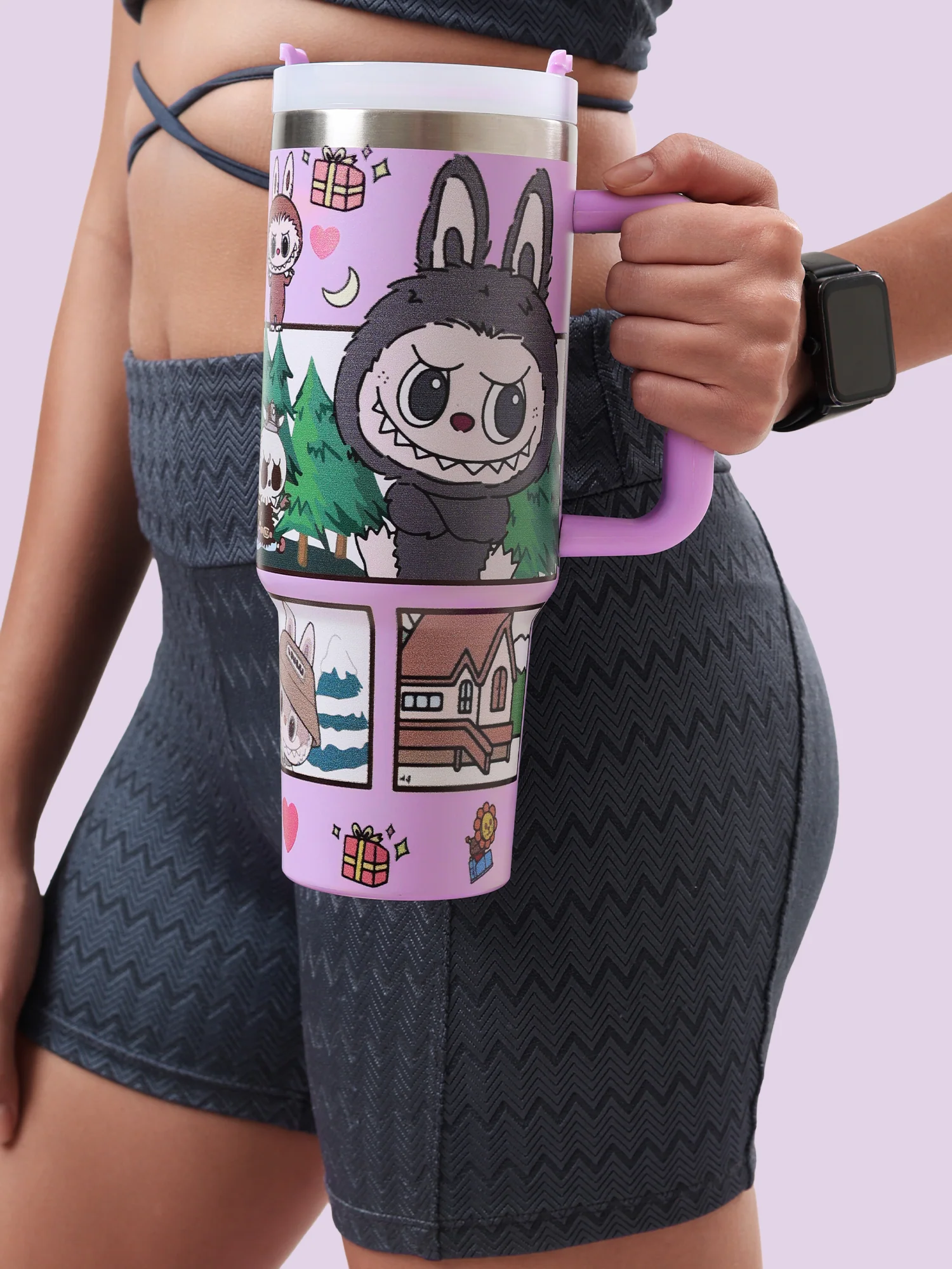 LABUBU “Forest Vibes” Lilac Sipper - Image 5
