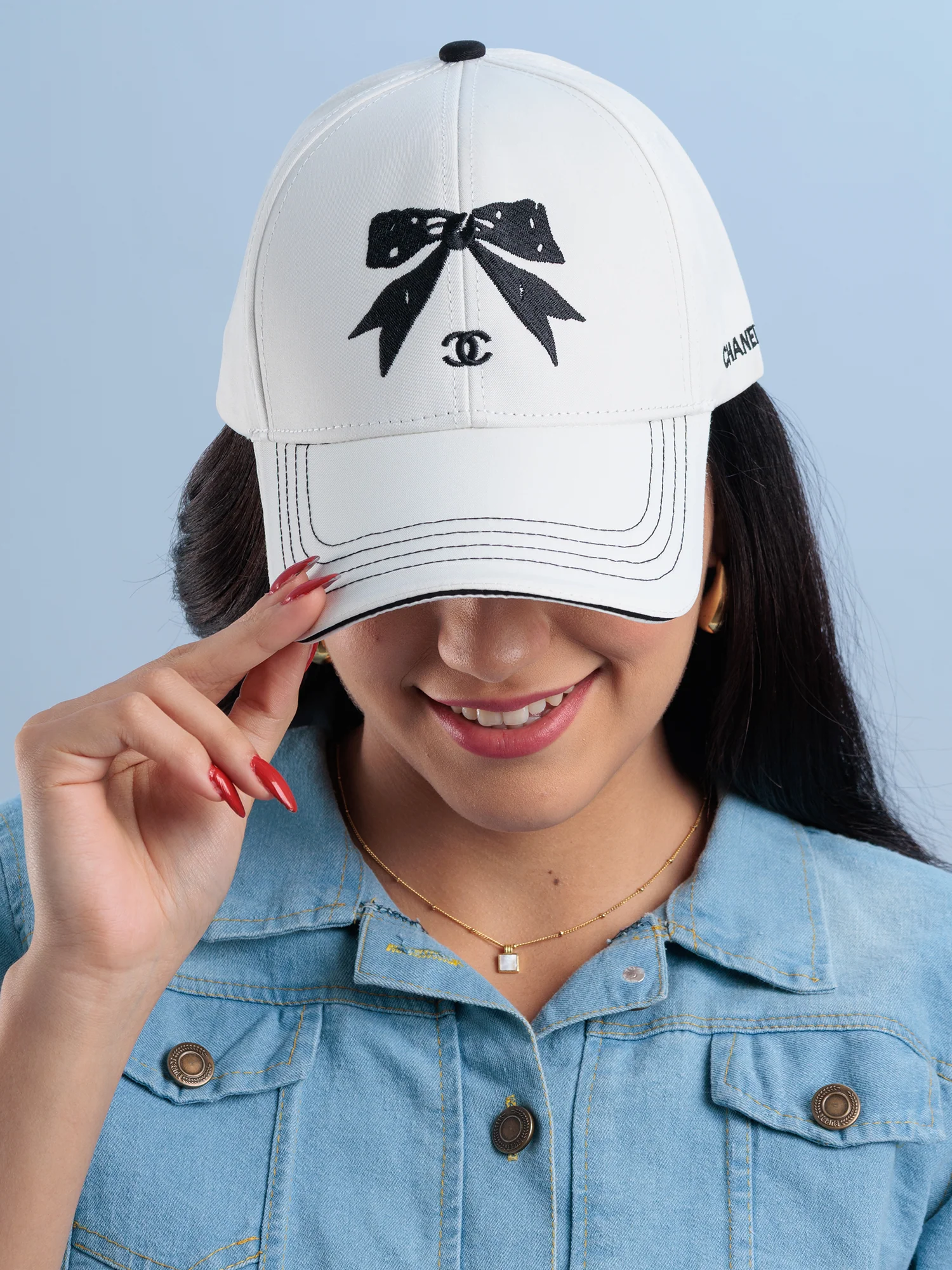 Midnight Bow Luxe Cap - Image 3