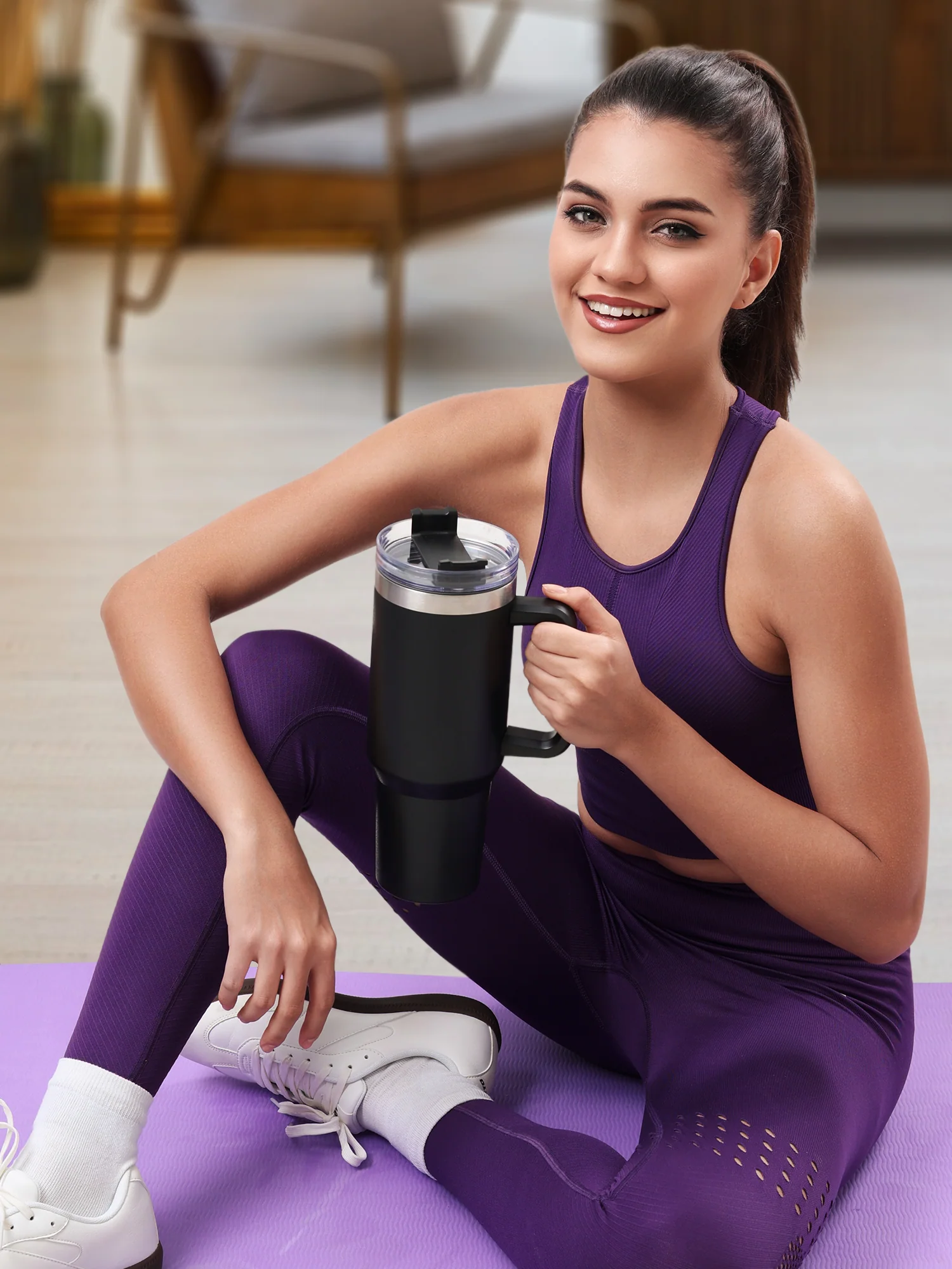 Midnight Matte Hydration Mug - Image 4