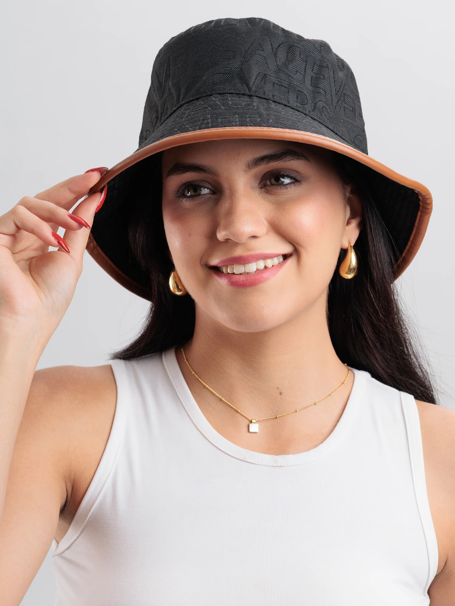 Midnight Monogram Bucket Hat - Image 3