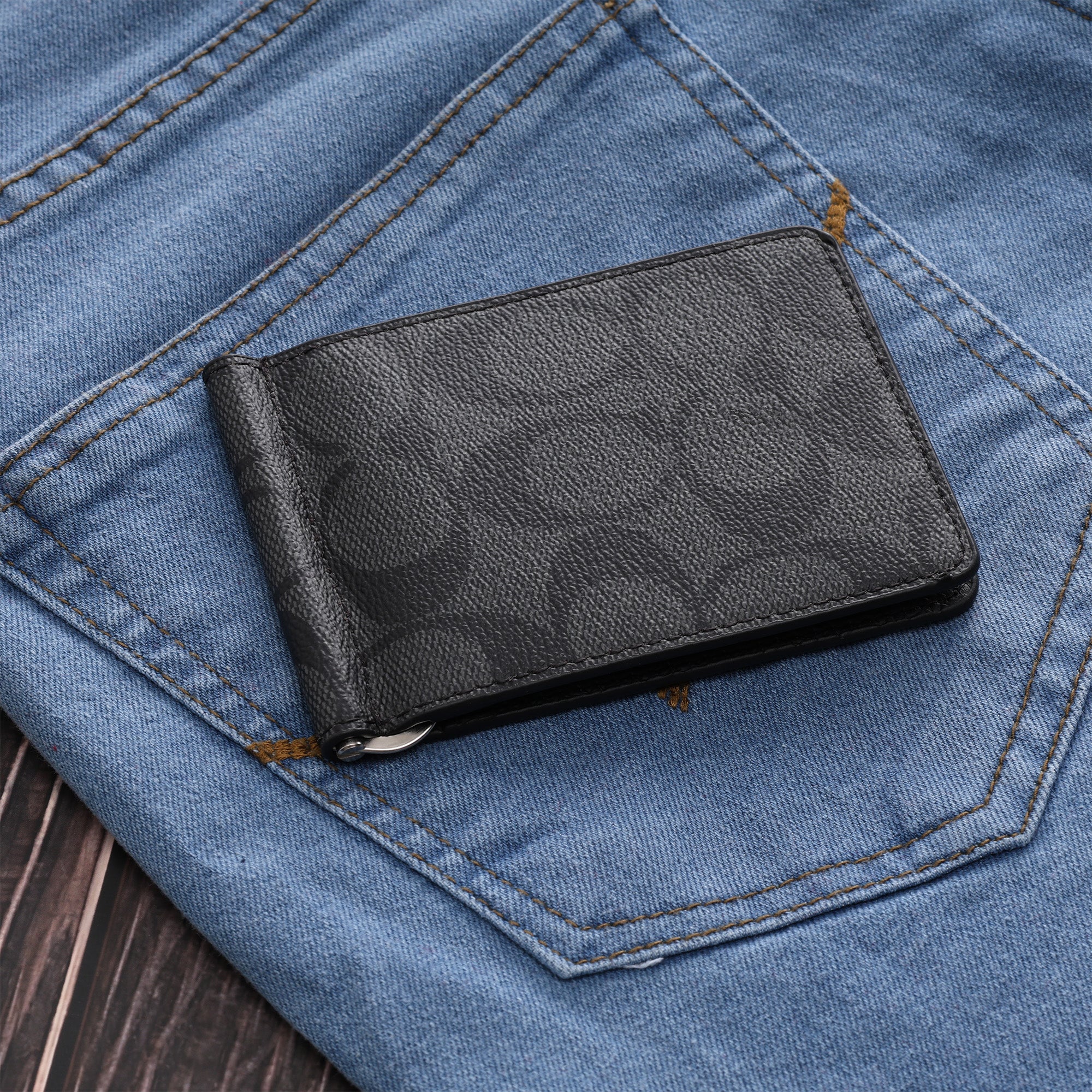 New York Signature Canvas Bifold Wallet - Image 6
