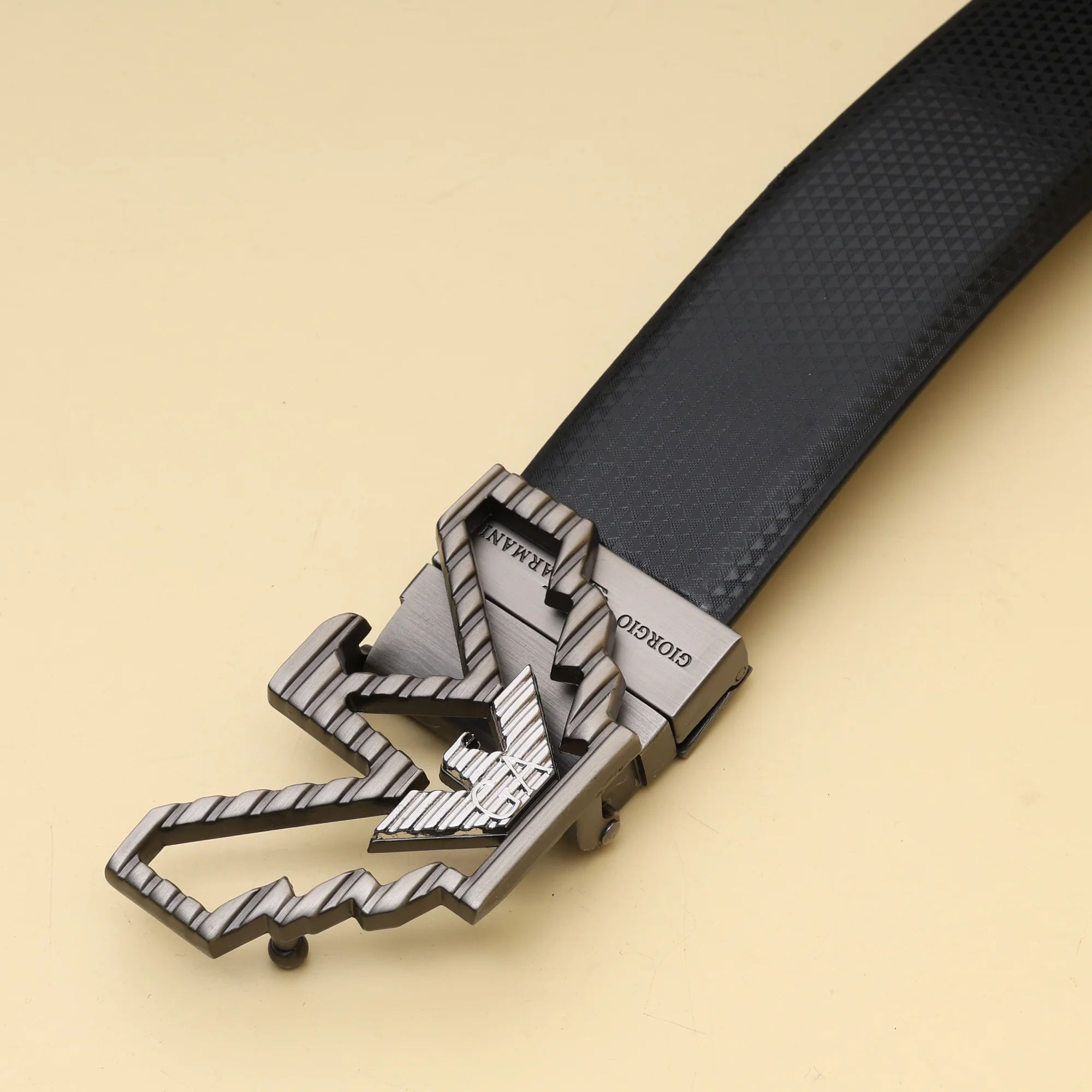 Sculpted Eagle Buckle Belt - Image 4