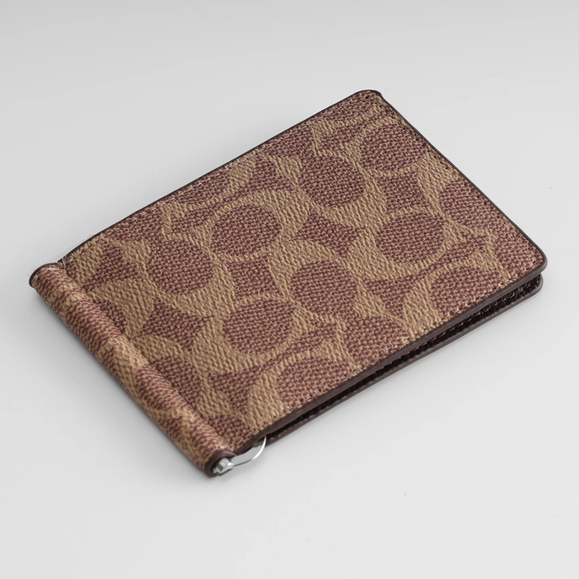 Signature Canvas  Brown Bifold Wallet - Image 3