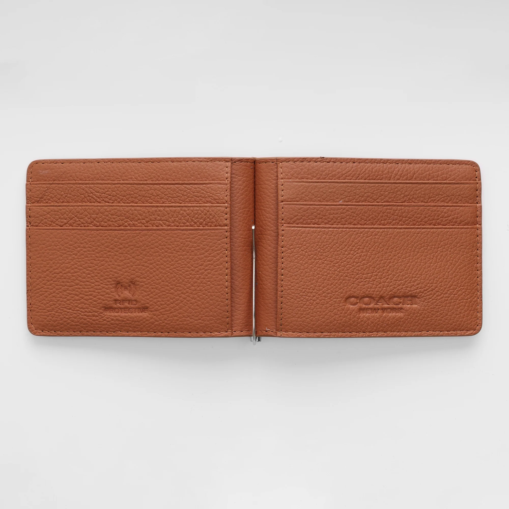 Signature Slim Wallet – Khaki Tan - Image 5