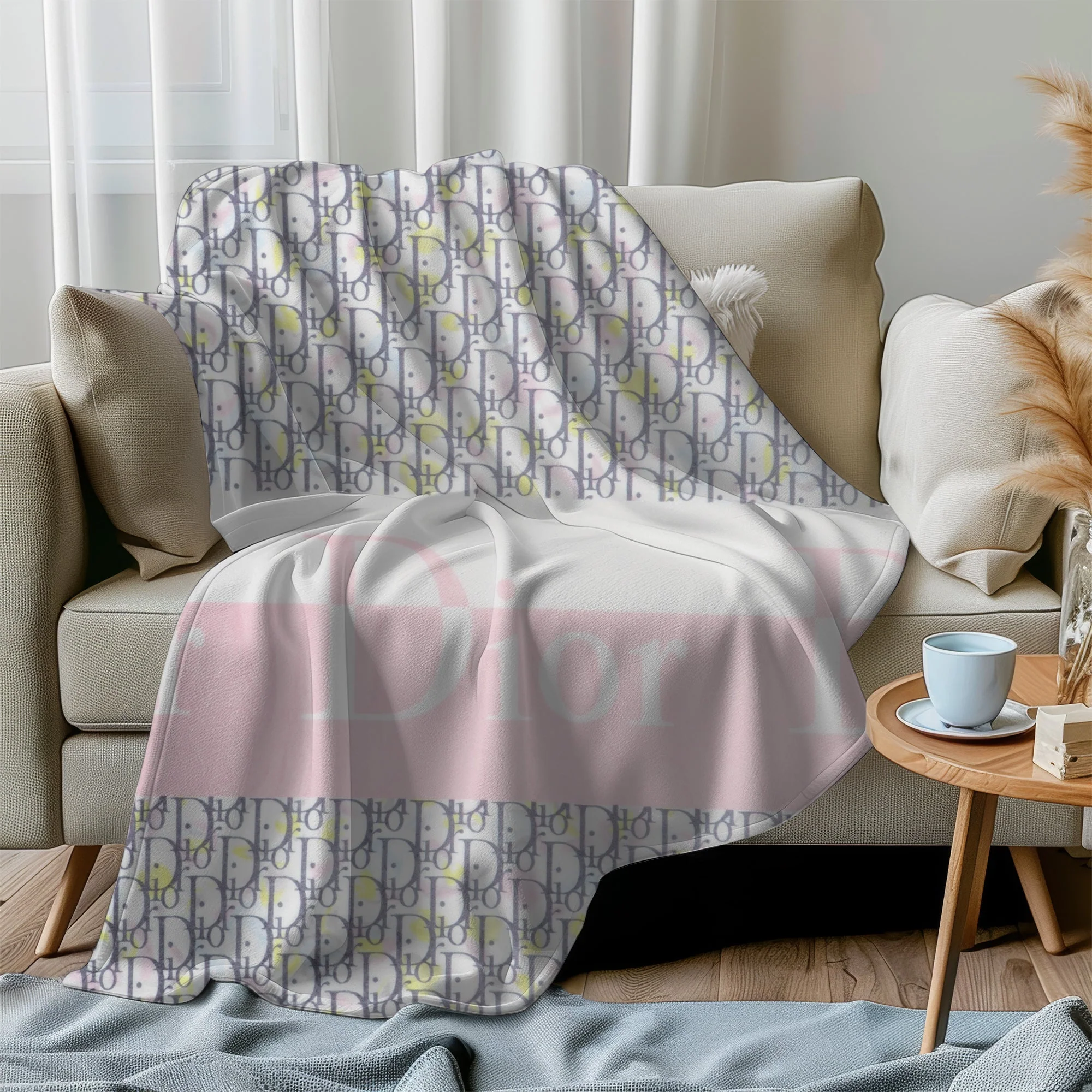 Soft Bloom Pastel AC Blanket - Image 3
